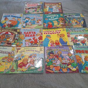 Berenstain Bears Children Stan & Jan Picture Books - Teaches Morals - Lot of 14